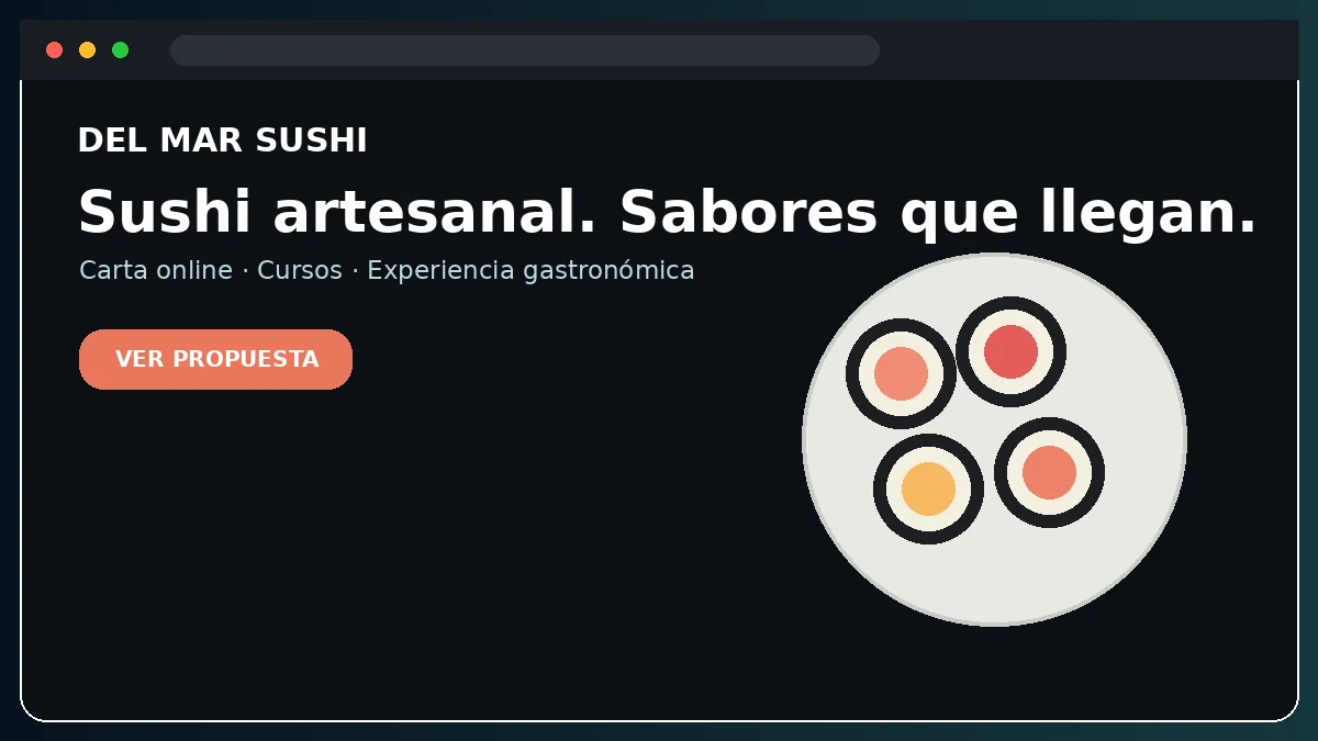 Vista previa temática de Del Mar Sushi